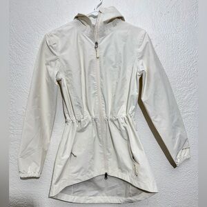 Avalanche Cream Windbreaker Rain Jacket Outdoor Cinched Like New Size XS